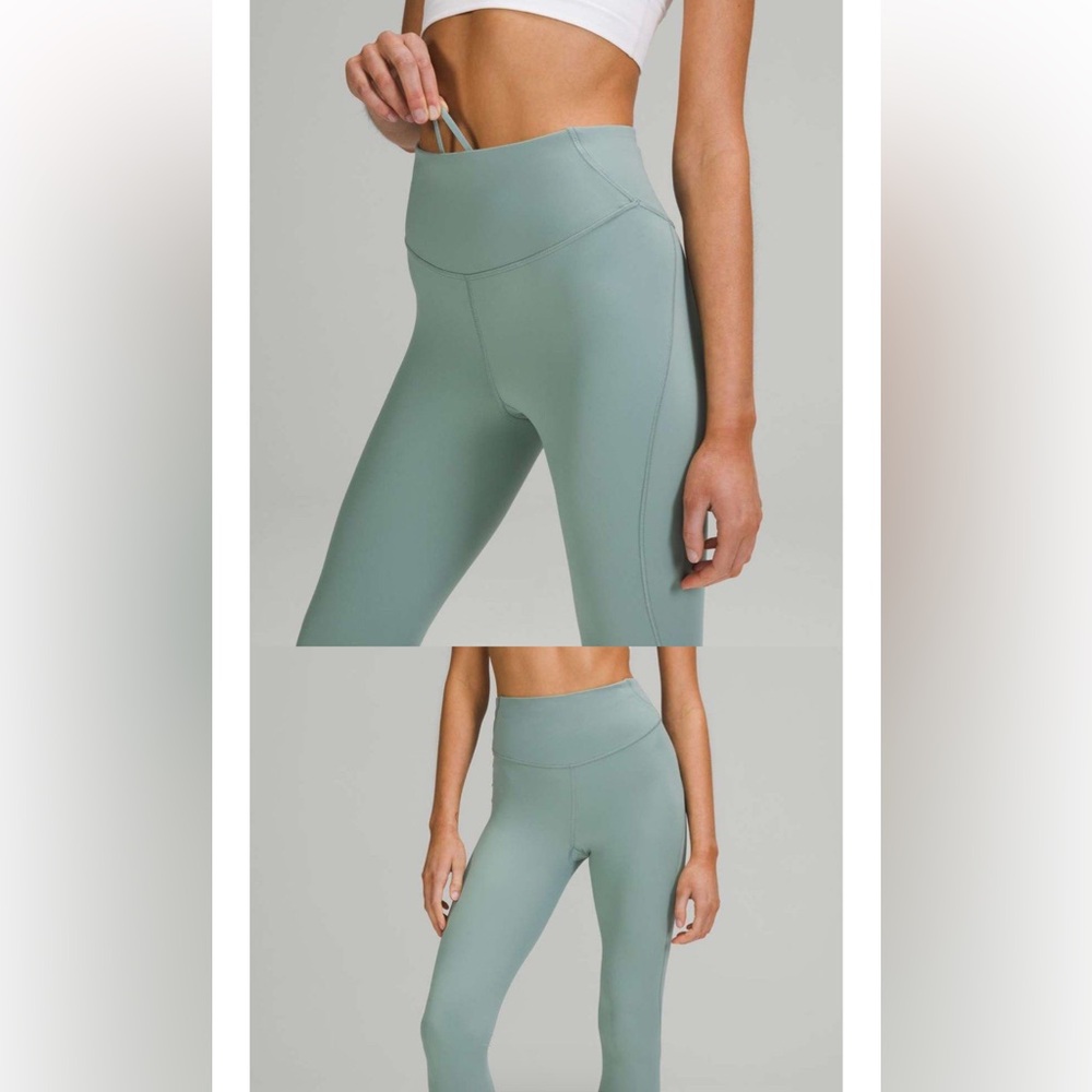 LULULEMON - Base Pace - 25” - Athletic Leggings in Sage Green - Never Worn